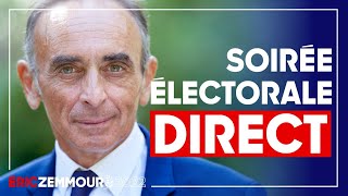 Eric Zemmour  Soirée Électorale  Élection Présidentielle 2022 EN DIRECT 🔴 [upl. by Lesig]