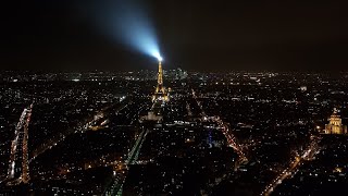 Tour Montparnasse view at Night  Best view over Paris [upl. by Maloy]