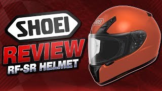 Shoei RFSR Helmet Review from Sportbiketrackgearcom [upl. by Canale]