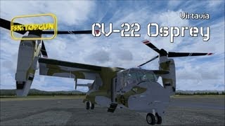 FSX V22 Osprey Bell Boeing  United States multimission military tiltrotor aircraft [upl. by Ledoux]