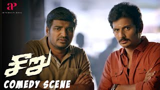 Seeru Comedy Scenes  Jiiva and Sathish fire off humorous retorts  Jiiva  Riya Suman [upl. by Annyahs]