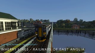 Train Simulator 2020 AP Class 156  Norwich to Lowestoft [upl. by Jemima657]