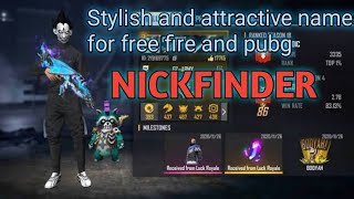 Nickfinder Stylish Names  Nickfinder Se Naam Kaise Banaye [upl. by Muffin]