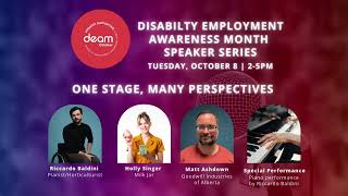 Disability Employment Awareness Month Speaker Series  Calgary [upl. by Aihselef]