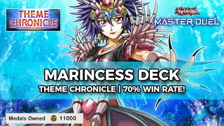 70 Win Rate Theme Chronicle Festival Marincess Deck  YuGiOh Master Duel [upl. by Fanchon]