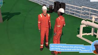 Marine Fuel Bunkering Animation [upl. by Ivatts441]