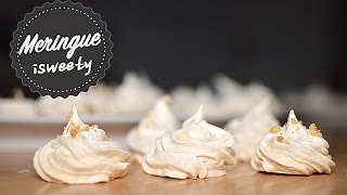 Meringhe Perfette con Granella di Nocciole  How to Make Perfect Meringue Meringues Françaises [upl. by Eberly198]