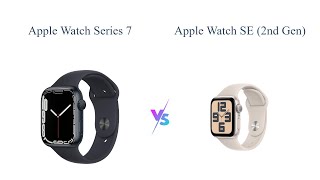 Apple Watch Series 7 GPS 45mm vs Apple Watch SE 2nd Gen GPS 40mm ⌚ Which is Best for You 🤔 [upl. by Yrgoerg]