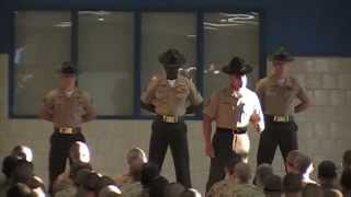 Senior Drill Instructor SSgt Caro Speech Parris Island SC [upl. by Eenimod791]