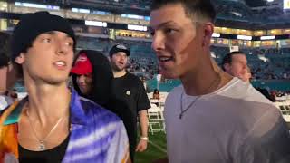 Bryce Hall amp Austin McBroom Gets Heated amp Fights Each Other at the Logan Paul Vs Floyd Mayweather [upl. by Anauqahs663]