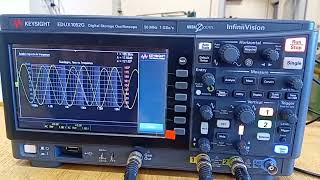 Diagramma di Bode realizzato con oscilloscopio Keysight e generatore di funzioni incorporato [upl. by Lemire]