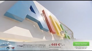 AIDA Reise TV  Traumziele ganz nah Das Mittelmeer himmlische Ziele so weit das Auge reicht [upl. by Otrebtuc]