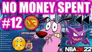 NO MONEY SPENT SERIES 12  I CANT ESCAPE THIS NIGHTMARE NBA 2K22 MyTEAM [upl. by Adest]