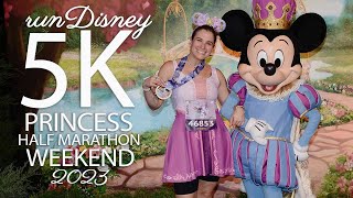 5K  runDisney Princess Half Marathon Weekend  2023 [upl. by Nethsa723]