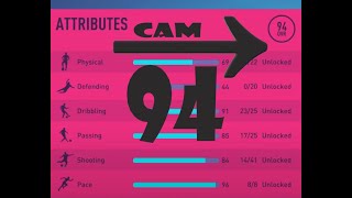 FIFA 22  Player Career Mode  CAM  Central Attacking Midfield  94 Rating [upl. by Lebam391]