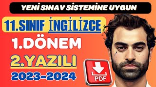 11 SINIF İNGİLİZCE 1 DÖNEM 2 YAZILI SORULARI  YENİ SINAV SİSTEMİ  20232024 [upl. by Clemente]