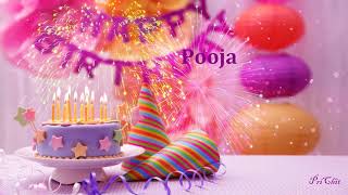 Pooja Birthday Song  Birthday Song For Pooja  Happy Birthday Pooja  Happy Birthday Song Pooja [upl. by Alansen]