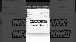 Maîtrisez la saisie rapide de données avec le formulaire Excel [upl. by Ydospahr]
