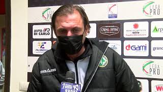 FoggiaAvellino20Mister Gautieri nel post gara [upl. by Fast]