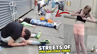 Documentary Videos Streets of Philadelphia a day in the life on kensington ave  today is very sad [upl. by Orms]