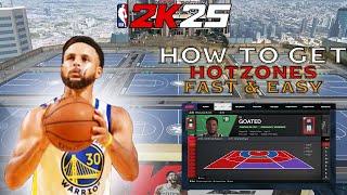 HOW TO GET HOTZONES AND LETHAL ZONES QUICK IN NBA 2K25 SHOOTING TIPS TO GET BETTER [upl. by Quintessa526]