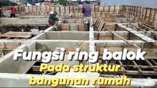 Fungsi ring balok pada struktur bangunan rumah [upl. by Grantham942]