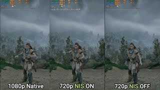 Nvidia Image Scaling NIS  67 vs 1080p Native  Horizon Zero Dawn  GTX 1060  Ryzen 5 2400G [upl. by Haek]