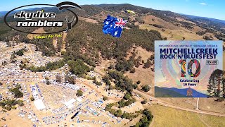 Mitchell Creek 2021 Australia Flag Demo  by Skydive Ramblers [upl. by Akinek308]