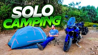 5 Tips For Solo Motorcycle Camping [upl. by Cudlip948]