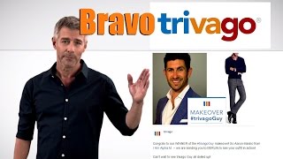 Bravo Trivago  Alpha M Interviews The Trivago Guy [upl. by Anaj]