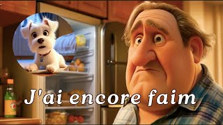 Vatil manger son chien 👀  🎶 Jai encore faim🍴🇫🇷 Ceci nest pas Gérard Depardieu  🥖🧀🍕🍟🍰🍭🍫 [upl. by Annawot102]