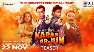 Karan Arjun Movie ReRelease In Theatres Teaser Salman Khan Shah Rukh Khan  Rakesh Roshan [upl. by Ihsakat825]