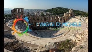 Atene in Bici  I Viaggi di Michele Travel Blog  4K Video [upl. by Ijok]