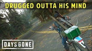 locate drifter drugged qutta mibo days gone game play [upl. by Albarran]