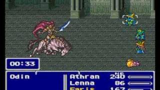 FF5 Boss Series  Esper Battle 7 Odin [upl. by Adnwahsat]