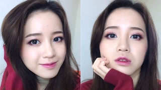 午夜迷人紅酒妝，享受小酌迷濛氛圍 Midnight Burgundy Makeup [upl. by Enimrej551]