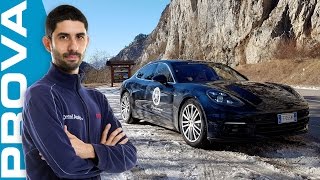 Porsche Panamera 4S  La prova sulle Dolomiti [upl. by Bergstrom]