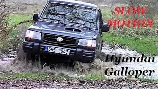 HYUNDAI GALLOPER  Slow motion [upl. by Esaele]