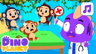 Five Little Monkeys Jumping on the Bed  Nursery Rhymes [upl. by Fletch]