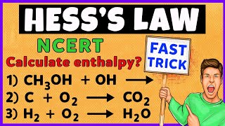 Hesss Law  Hesss Law Examples  Hesss Law Numerical Problems [upl. by Miarzim717]