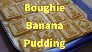 Boughie Banana Pudding  Homemade Layered w Nilla and Chessmen Cookies [upl. by Eelan]