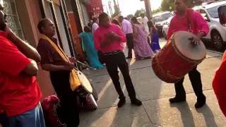 US1 Tassa Drummers Alongside Boodoosingh Tassa Group at a wedding on Rockaway Blvd [upl. by Jessika]