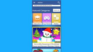 KidVid  Kids YouTube Videos App [upl. by Charlotta662]