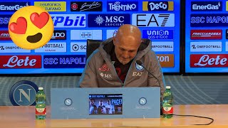 Spalletti DA BRIVIDI prima di Napoli Juve quotHo una promessa da fare a tutti i tifosi napoletaniquot 😳 [upl. by Darrow]