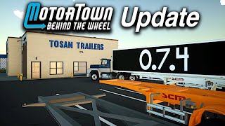 MotorTown Update 074 NEW Trucks Trailers Houses and More [upl. by Sheng]