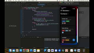 Portfolio App using SwiftUI swiftui swiftuitutorial ios [upl. by Bac810]