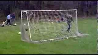 Training of goalkeepers in SD Gorišnica [upl. by Esilrahc]