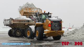 TDS  Winter Storm Gia Snow Operations Washington Dulles International Airport January 2019 [upl. by Humo873]