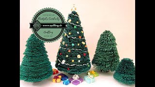 Bridgits Quilling WeihnachtsBaum christmas tree Nr 1 Tutorial [upl. by Si]