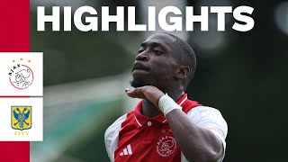 Great friendly win in Oldebroek 😁  Highlights amp reactions Ajax  STVV  Friendly [upl. by Asseralc]